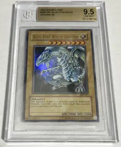 Yugioh 2002 - Shonen Jump - Blue-Eyes White Dragon - JMP-001 - Graded 9.5 - Image 2