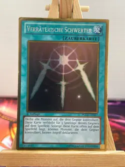 Verraterische Schwerter PGLD-DE057 Gold Rare Deutsch NM YUGIOH - Image 1