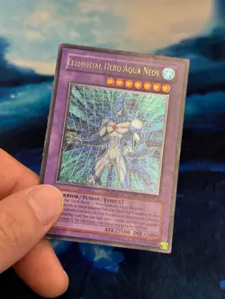 YUGIOH ELEMENTAL HERO AQUA NEOS ULTIMATE RARE MOD PLAY POTD-EN031 - Image 2