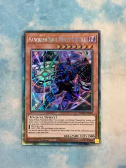 YUGIOH VANQUISH SOUL HEAVY BORGER COLLECTORS RARE NM WISU-EN018 - Image 1