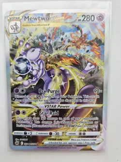 Mewtwo VSTAR GG44/GG70 Crown Zenith: Galarian Gallery Holo Card - Image 3