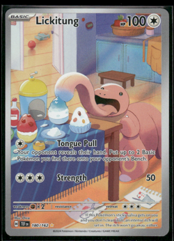 Pokemon Card - S&V Temporal Forces EN - 180/162 - Lickitung - Illustration Rare - Image 1