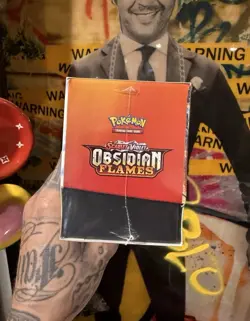 2023 Pokemon Scarlet & Violet Obsidian Flames Build & Battle Stadium Box Sealed! - Image 2