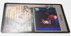 Babylon 5 CCG Crusade Embossed Card Galen Peter Woodward Autograph Thick Scratch - Image 2