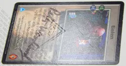 Babylon 5 CCG Crusade Embossed Card Galen Peter Woodward Autograph Thick Scratch - Image 3