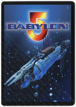 Babylon 5 CCG Crusade Embossed Card Galen Peter Woodward Autograph Thick Scratch - Image 4