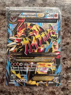 Pokemon Groudon EX Full Art Holo Ultra Rare Card XY Primal Clash 151/160 2015-NM - Image 1