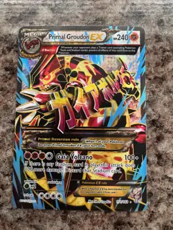 Pokemon Groudon EX Full Art Holo Ultra Rare Card XY Primal Clash 151/160 2015-NM - Image 3