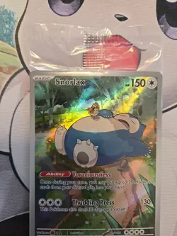 Sealed Pokemon TCG Snorlax Scarlet and Violet Black Star Promo 051 Holo Card - Image 2
