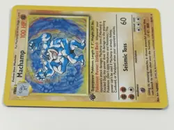 Machamp 8/102 Base Set 1st Edition Holo Rare 1999 Pokemon TCG Card Vintage MP - Image 3