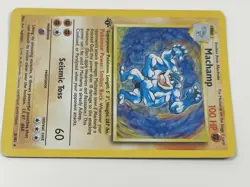 Machamp 8/102 Base Set 1st Edition Holo Rare 1999 Pokemon TCG Card Vintage MP - Image 5