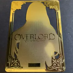 Goddess Story Gold METAL Card - Maiden Party - Serial Number #/200! Albedo Anime - Image 5