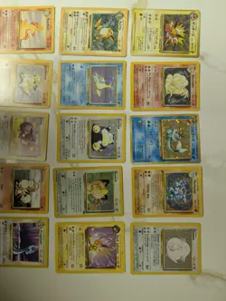 Vintage pokemon Cards, Set Of 20: Machamp, Snorlax, Eevee, Dragonair, Squirtle - Image 2