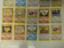 Vintage pokemon Cards, Set Of 20: Machamp, Snorlax, Eevee, Dragonair, Squirtle - Image 3