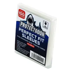 Protectodon Perfect Fit Trading Card Sleeves Clear Standard Size for Pokemon/MTG - Image 2