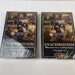 Anachronism Starter Card Game 2 Sainte Jeanne d'Arc William Wallace Set 3 Decks - Image 1