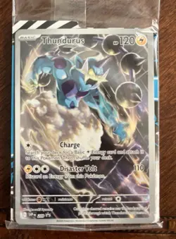 Pokemon Black Bolt Thundurus SV209 ETB Promo Sealed ENGLISH **NEXT DAY SHIP** - Image 1