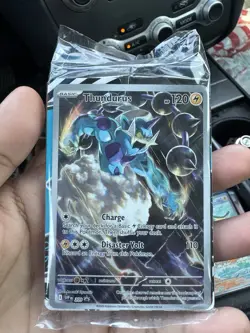 Pokemon Black Bolt Thundurus SV209 ETB Promo Sealed ENGLISH **NEXT DAY SHIP** - Image 1
