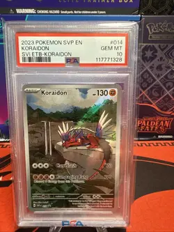 Koraidon 014 Sv: Scarlet & Violet Promo Cards Holo PSA10 - Image 1