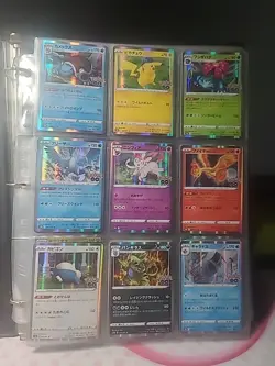 216 Cards 24 Page! Card & Sticker Binder Collection! Pokemon, DBZ, Disney,&Other - Image 1