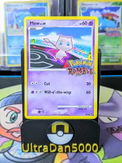 Mew lv.39 - 10/16 - English Pokemon Rumble Promo Card - Image 1