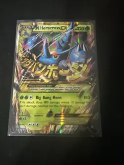 M Heracross EX 112/111 2014 X&Y Furious Fists Pokemon Card Secret Rare - Hp - Image 1