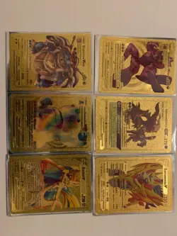 Lot of 23 Pokemon Gold Fan Art Collector's Cards Charizard, Pikachu, Ancient Mew - Image 4