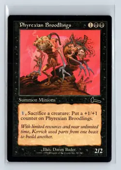PHYREXIAN BROODLINGS - MTG Magic the Gathering Card - Urza's Legacy - Common - Image 1