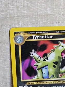 Tyranitar 31/75 Neo Discovery Non Holo Rare WotC Vintage Pokemon TCG Card - Image 3