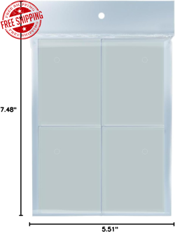 - 500Ct Clear Pro-Gloss Standard Card Sleeve Deck Protector, Protect & Store Col - Image 3