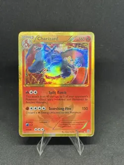 Charizard 136/135 BW Plasma Storm 2012 Secret Rare Holo Pokemon Card TCG DMG - Image 1
