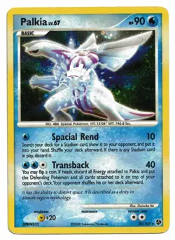Pokemon Card: Palkia HOLO 26/106 D&P Great Encounters Set Rare! - Image 1
