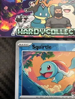 Squirtle 007/165 Pokemon Center Stamped Promo Reverse Holo Card NM - Image 3