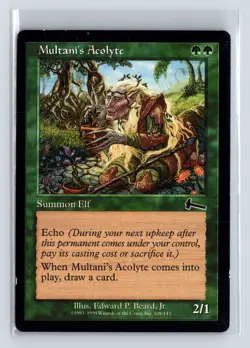 MULTANI'S ACOLYTE - MTG Magic the Gathering Card - Urza's Legacy - Common - Image 1
