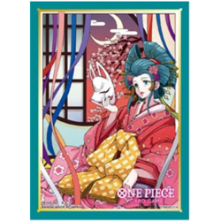 One Piece Card Game Official Sleeve Bandai Vol.10 - Kouzuki Hiyori - Image 1