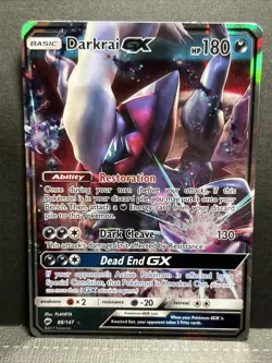 Darkrai GX - 88/147 - Pokemon Burning Shadows Sun & Moon Ultra Rare Card - Image 1