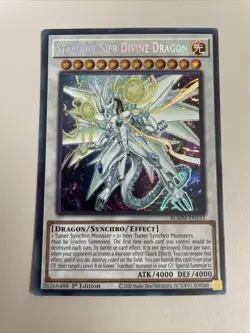 Stardust Sifr Divine Dragon Secret Rare Card Blmm-En151 - Image 1