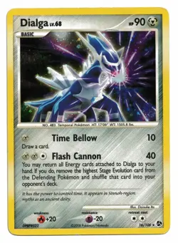 Pokemon Card: Dialga HOLO 16/106 D&P Great Encounters Set Rare! - Image 1