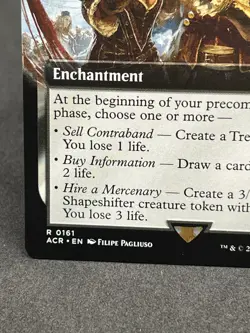 Black Market Connections Extended Art Regular MTG Assassin's Creed NM ACR 161 - Image 2