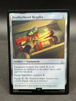 Brotherhood Regalia - Foil Assassin's Creed NM MTG - Image 1