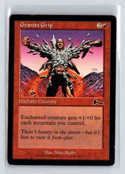 GRANITE GRIP - MTG Magic the Gathering Card - Urza's Legacy - Common - Image 1