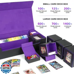 Jaffzora Card Deck Box for MTG Commander, Large 6 in 1 Card Storage Display C - Image 5