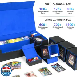 Jaffzora Card Deck Box for MTG Commander, Large 6 in 1 Card Storage Display C - Image 5