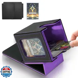 Jaffzora Card Deck Box for MTG Commander, Magnetic Card Display Case, TCG Car - Image 1