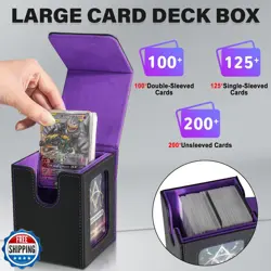 Jaffzora Card Deck Box for MTG Commander, Magnetic Card Display Case, TCG Car - Image 4