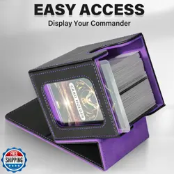 Jaffzora Card Deck Box for MTG Commander, Magnetic Card Display Case, TCG Car - Image 5
