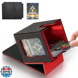 Jaffzora Card Deck Box for MTG Commander, Magnetic Card Display Case, TCG Car - Image 1