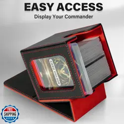 Jaffzora Card Deck Box for MTG Commander, Magnetic Card Display Case, TCG Car - Image 4