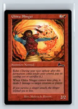 GHITU SLINGER - MTG Magic the Gathering Card - Urza's Legacy - Common - Image 1