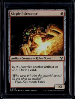 Slagdrill Scrapper - 160 - Foil - EOE - NM - MTG Magic the Gathering - Image 1